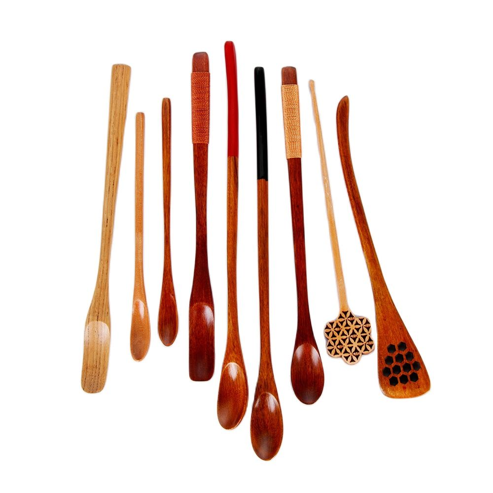 Home Cooking Help - Wood Cooking Utensil Tea Leaf Matcha