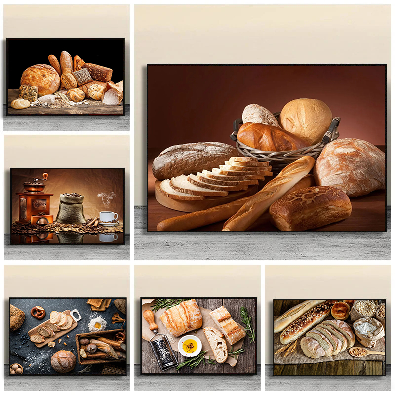 Home Cooking Oil - Bread Poster Food Baguette Whole Wheat