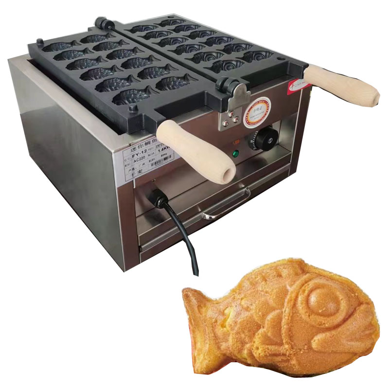 Home Cooking Machine - 12pcs Mini Fish Shape Taiyaki Maker