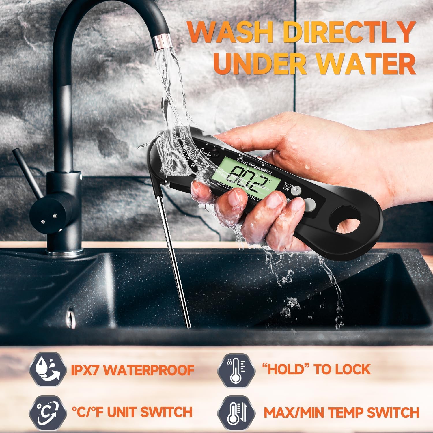 Digital Meat Thermometer Water - огляд і ціна Home Cooking Help