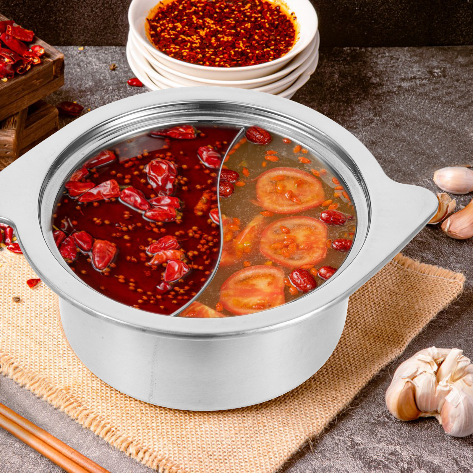 1Pcs Stainless Steel Dual-Serv - огляд і ціна Home Cooking Restaurants