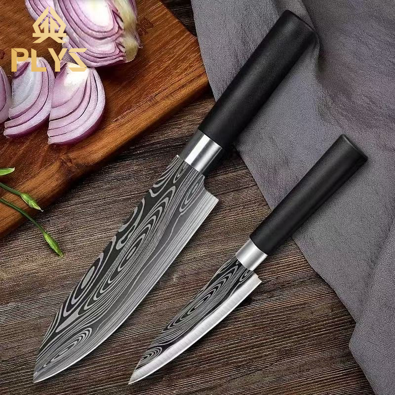 Damascus pattern Kitchen Knife - огляд і ціна Home Cooking Help