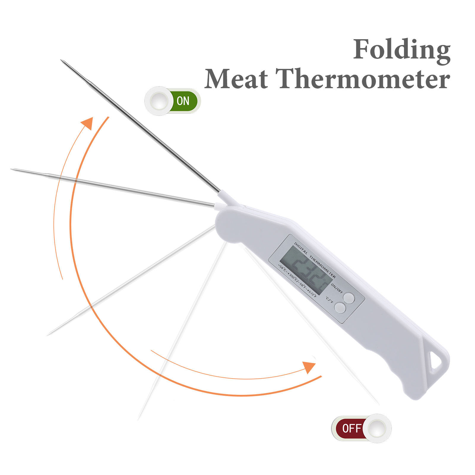 Folding Electronic Thermometer - огляд і ціна Home Cooking Help