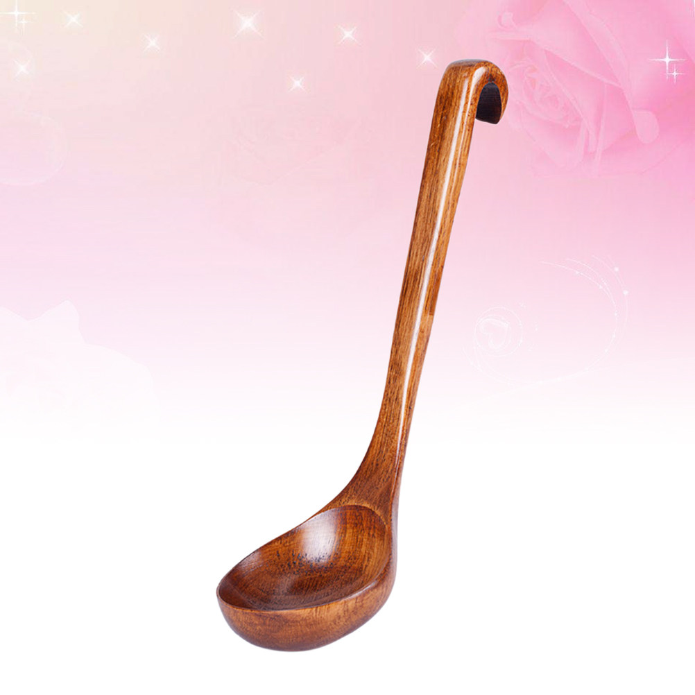 Solid Wood Soup Spoon Simple E - огляд і ціна Home Cooking Restaurants