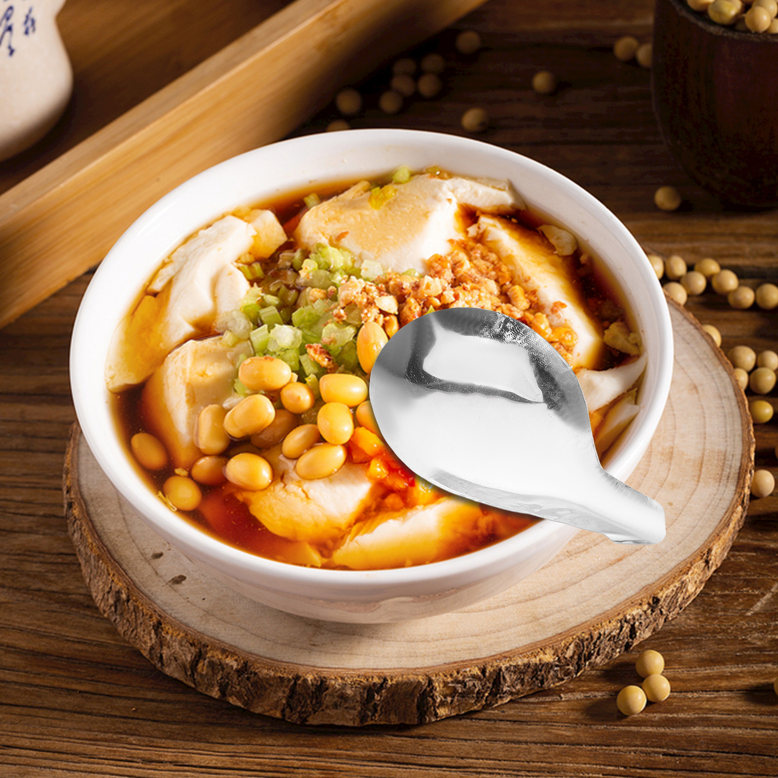 Stainless Steel Tofu Ladle Fla - огляд і ціна Home Cooking Restaurants